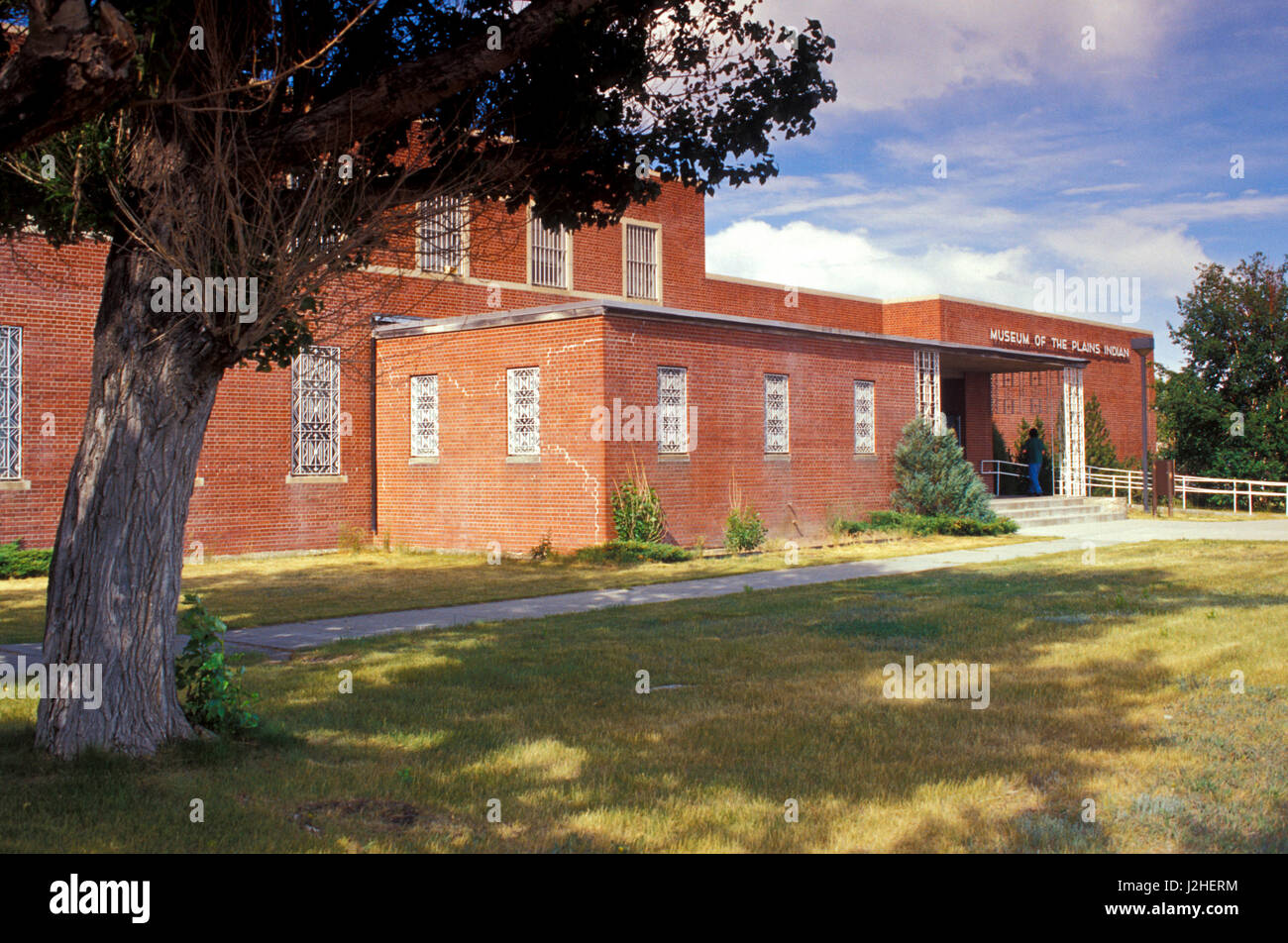 Museum of the Plains Indian located in Browning Montana, on the Blackfeet Nation Indian Reservation Stock Photo