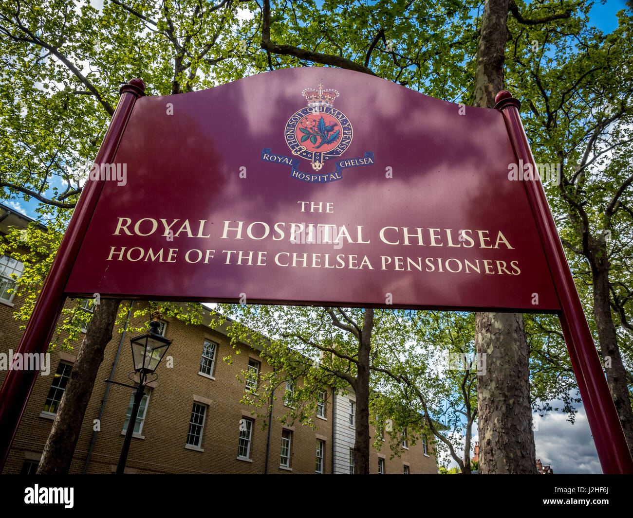 Royal Hospital Chelsea, home of the Chelsea Pensioners London, UK Stock
