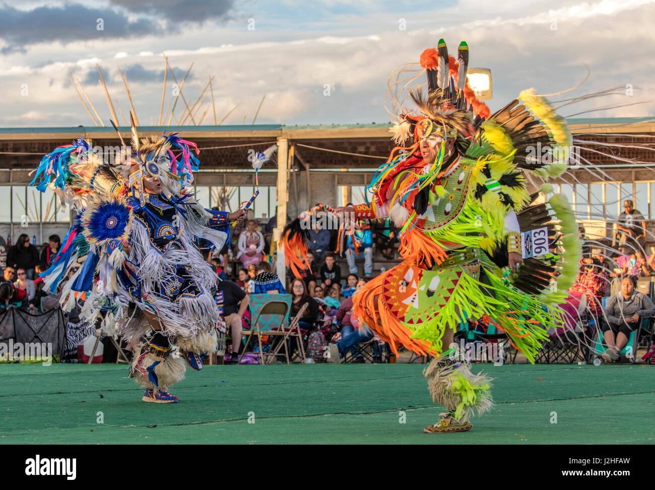 Grass dance competition at North American Indian Days in Browning
