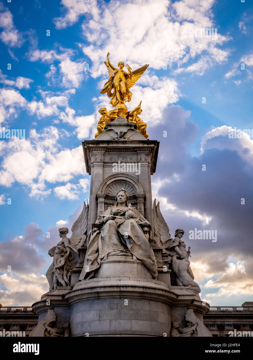 Victoria Memorial, London, UK. Stock Photo