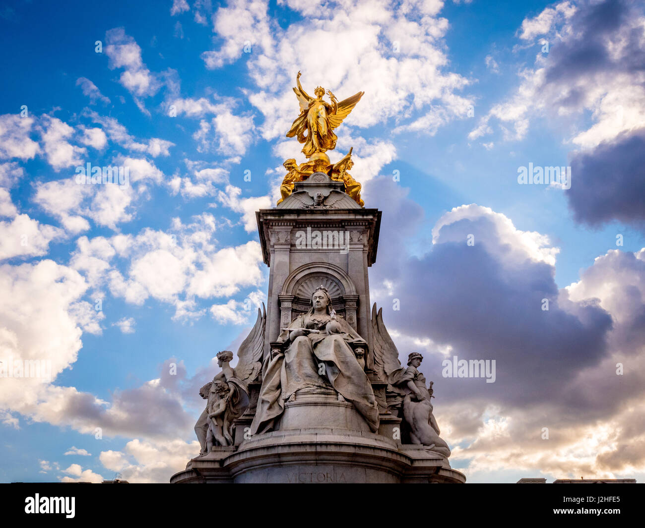 Victoria Memorial, London, UK. Stock Photo