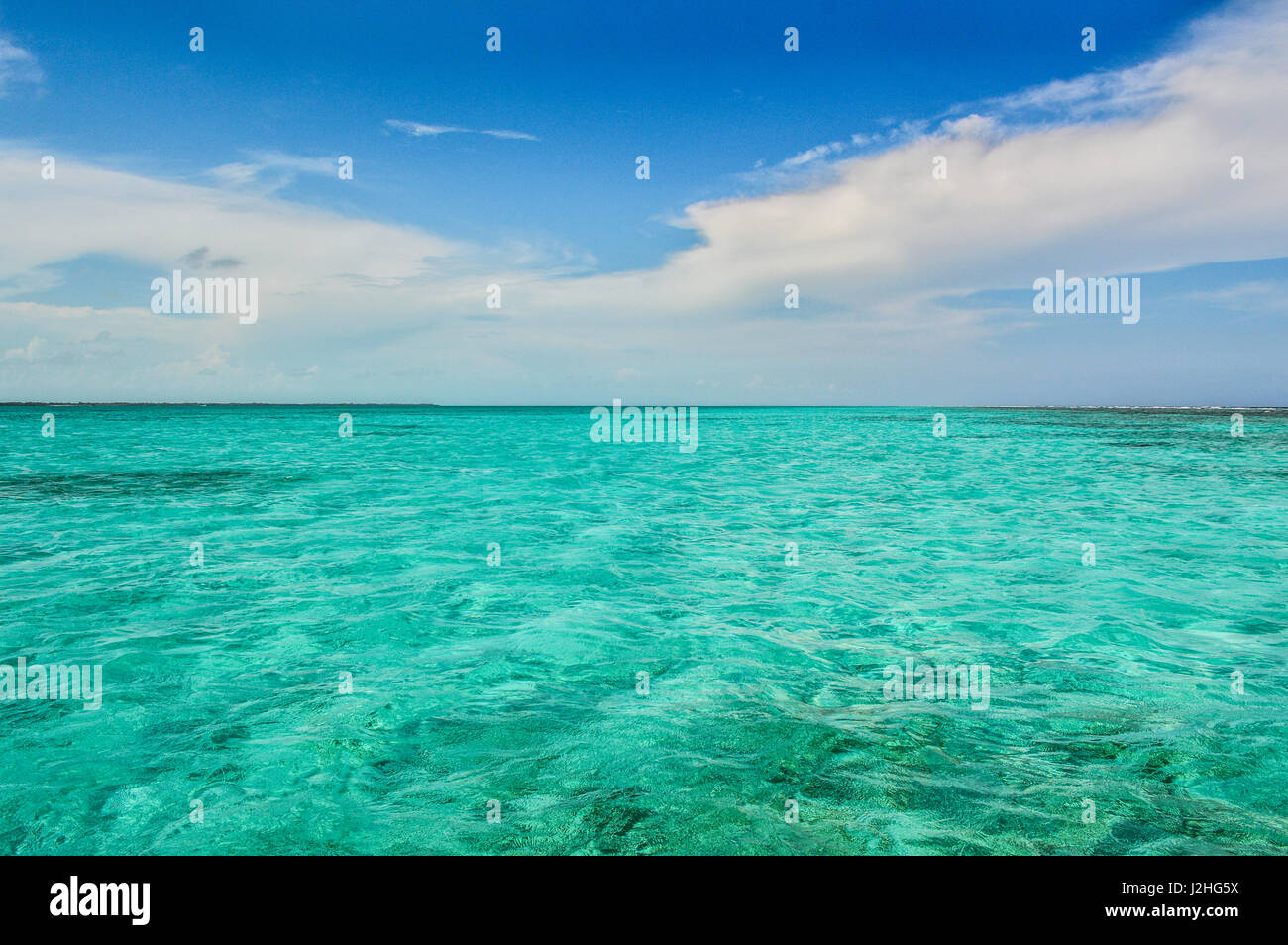 Crystal Clear Caribbean Waters, Caye Caulker, Belize Stock Photo Alamy