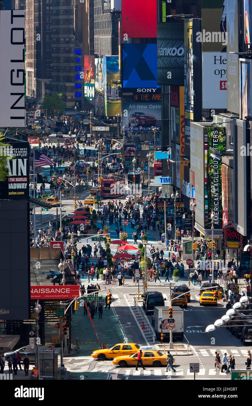 Times Square, Manhattan, New York, USA Stock Photo