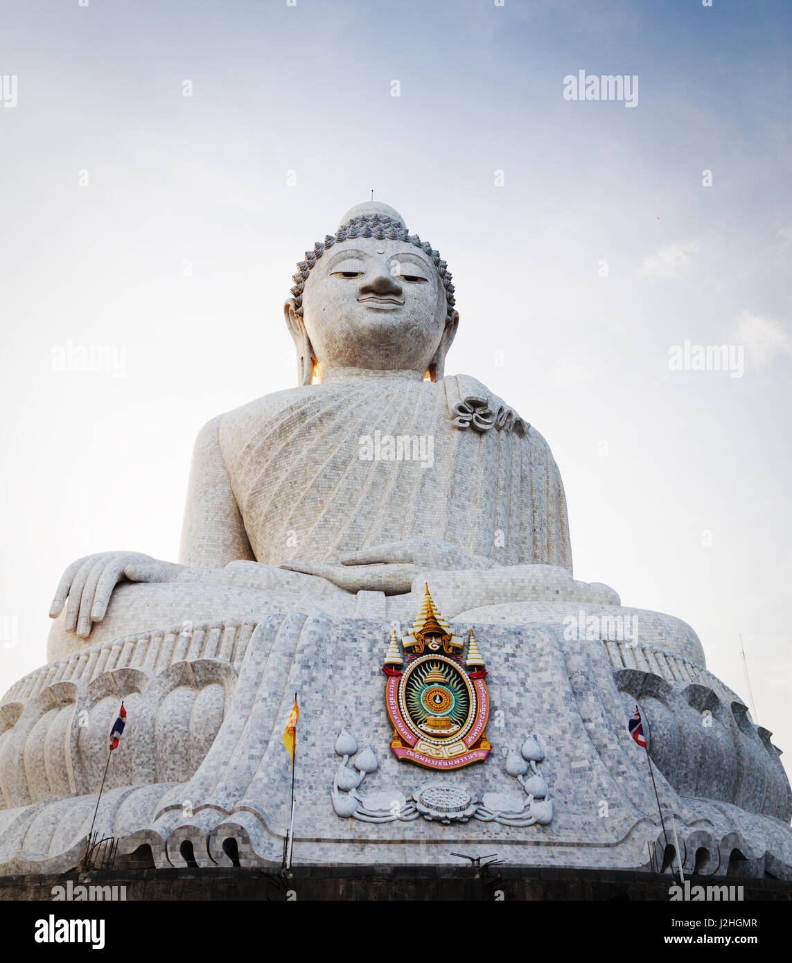 Big marble buddha statue on Phuket island, Thailand Stock Photo - Alamy