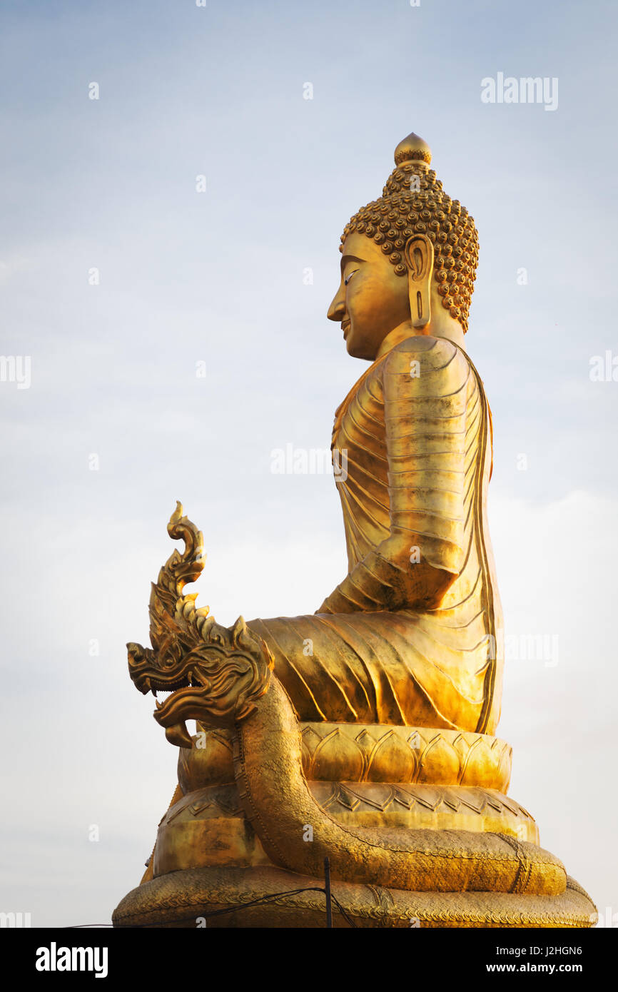 Big marble buddha statue on Phuket island, Thailand Stock Photo - Alamy