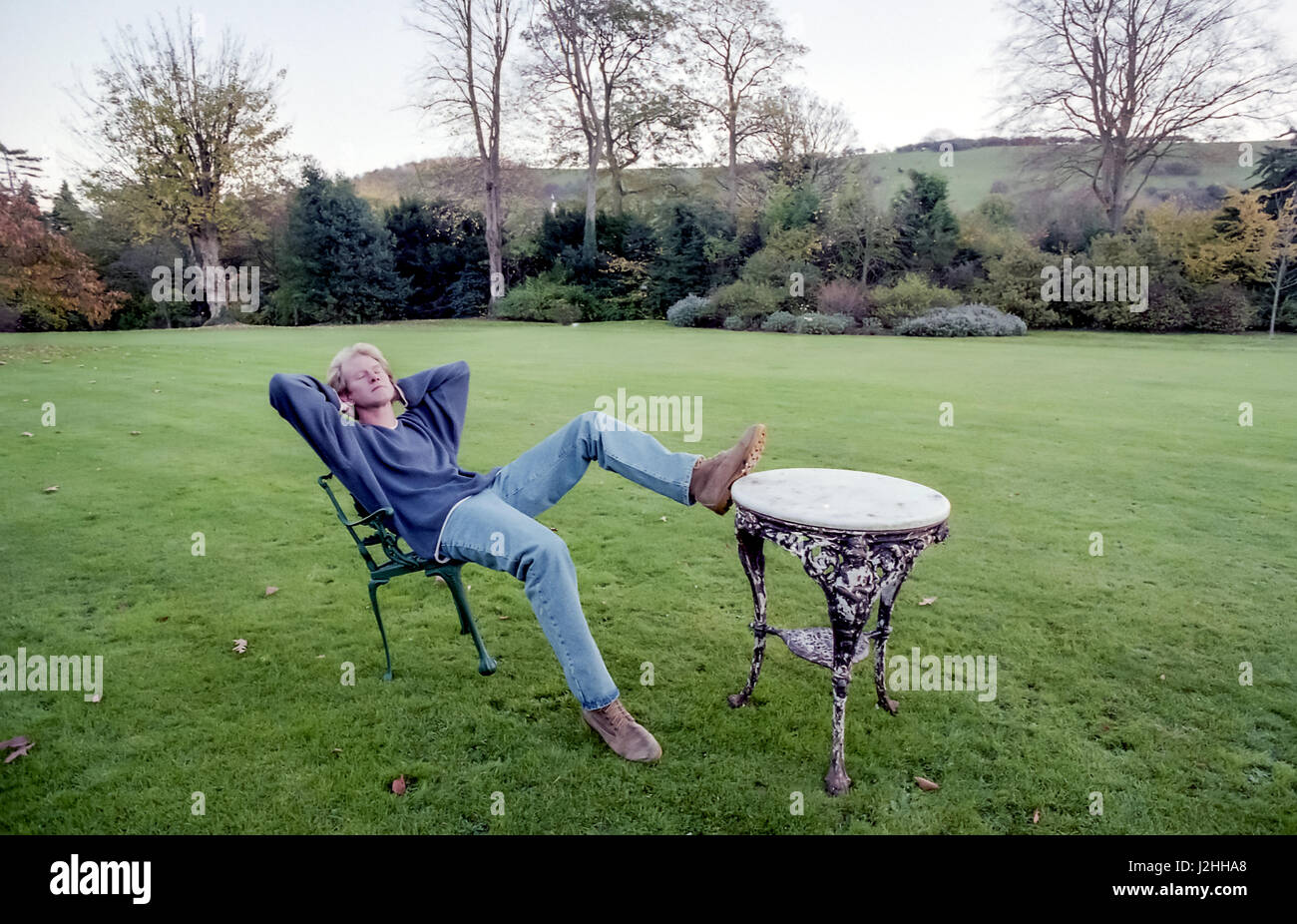 Actor James Wilby, at home in Sussex Stock Photo Alamy