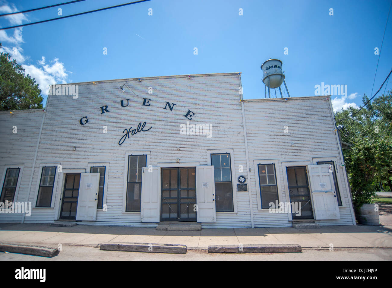Gruene Hall, Gruene, Texas, Usa (Editorial Use Only Stock Photo Alamy