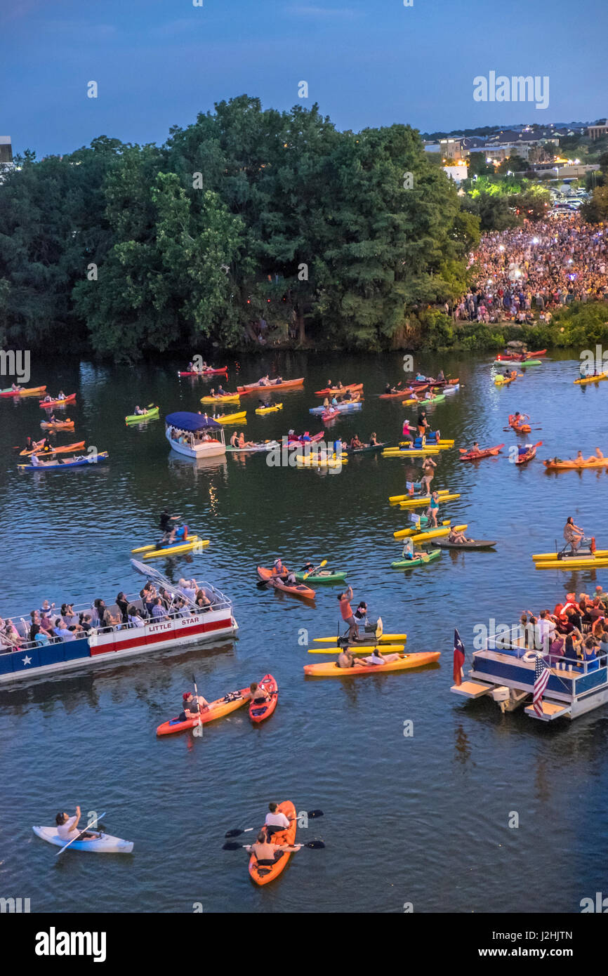 Lady Bird Lake, Austin, Texas, Usa Stock Photo - Alamy