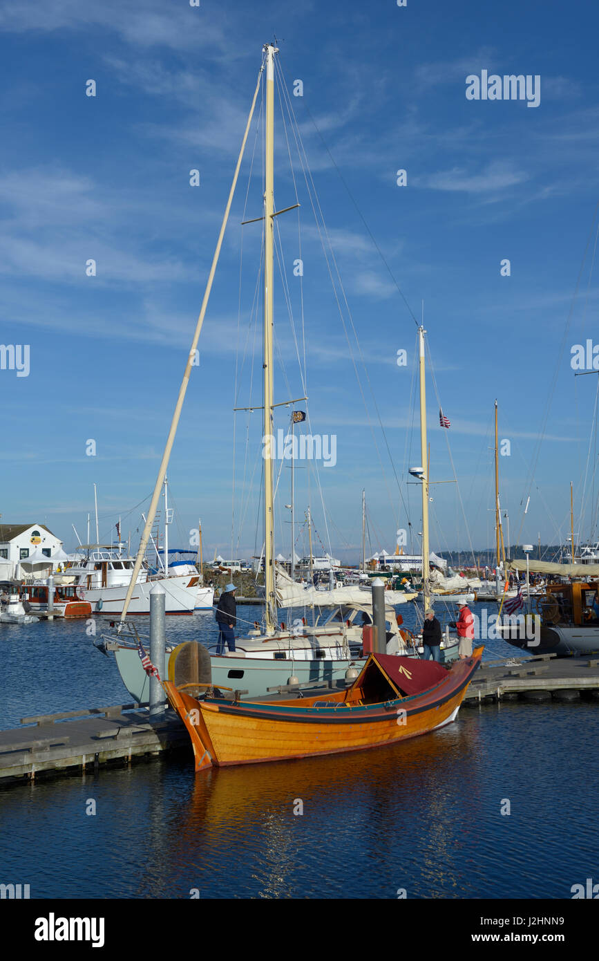 Wooden Boat Festival Washington Stock Photos &amp; Wooden Boat ...
