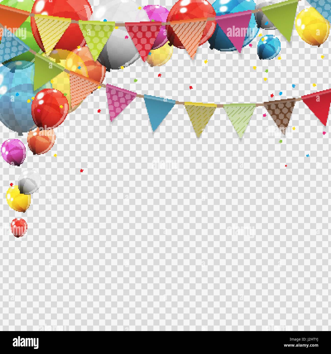 Group of Colour Glossy Helium Balloons with Blank Page Isolated Stock ...