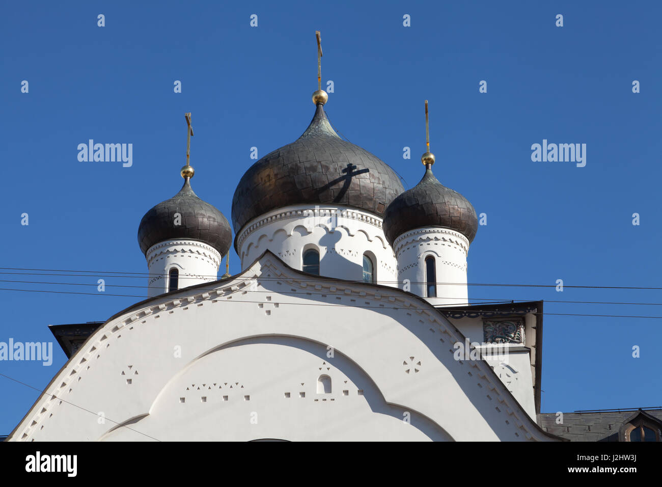 The Church of the Sign of the Blessed Virgin Mary, St. Petersburg, Russia. Stock Photo