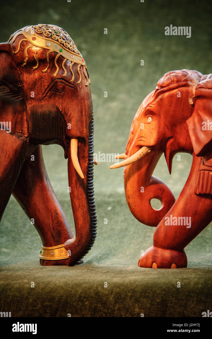 Wooden elephant hires stock photography and images Alamy