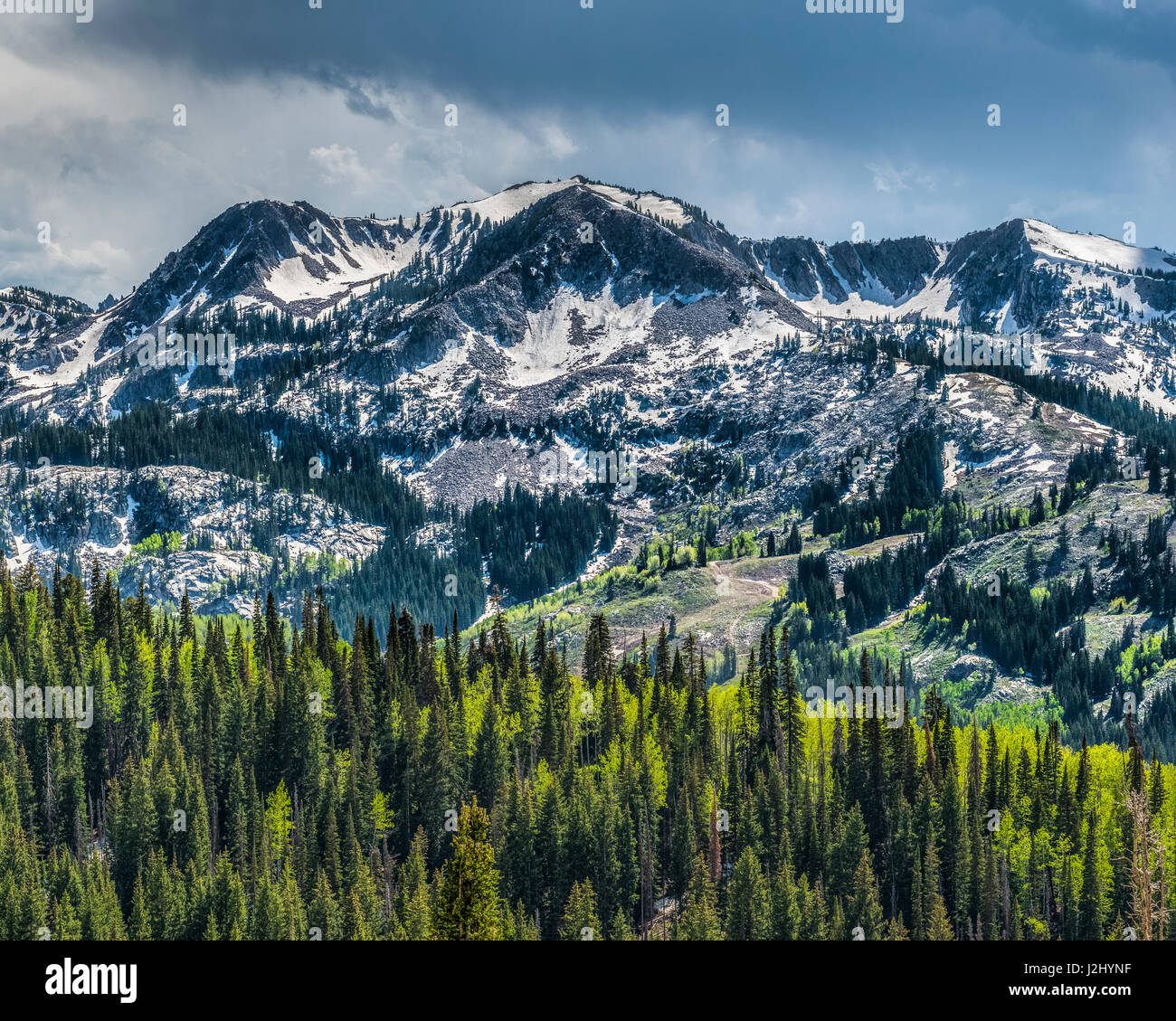 Brighton Ski Resort from Guardsman's pass road. (Large format sizes
