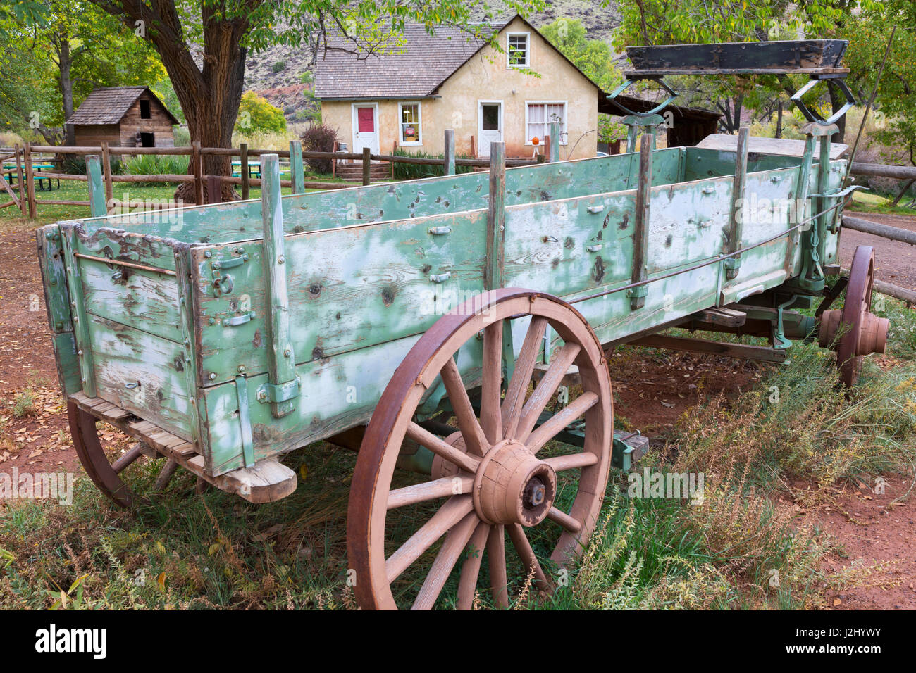 Utah, Capitol Reef National Park, Gifford House Store and Museum Stock Photo Alamy