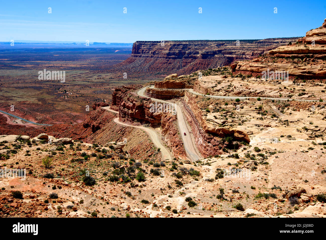 Moki Dugway, Treacherous Utah Highway 261. (Large format sizes