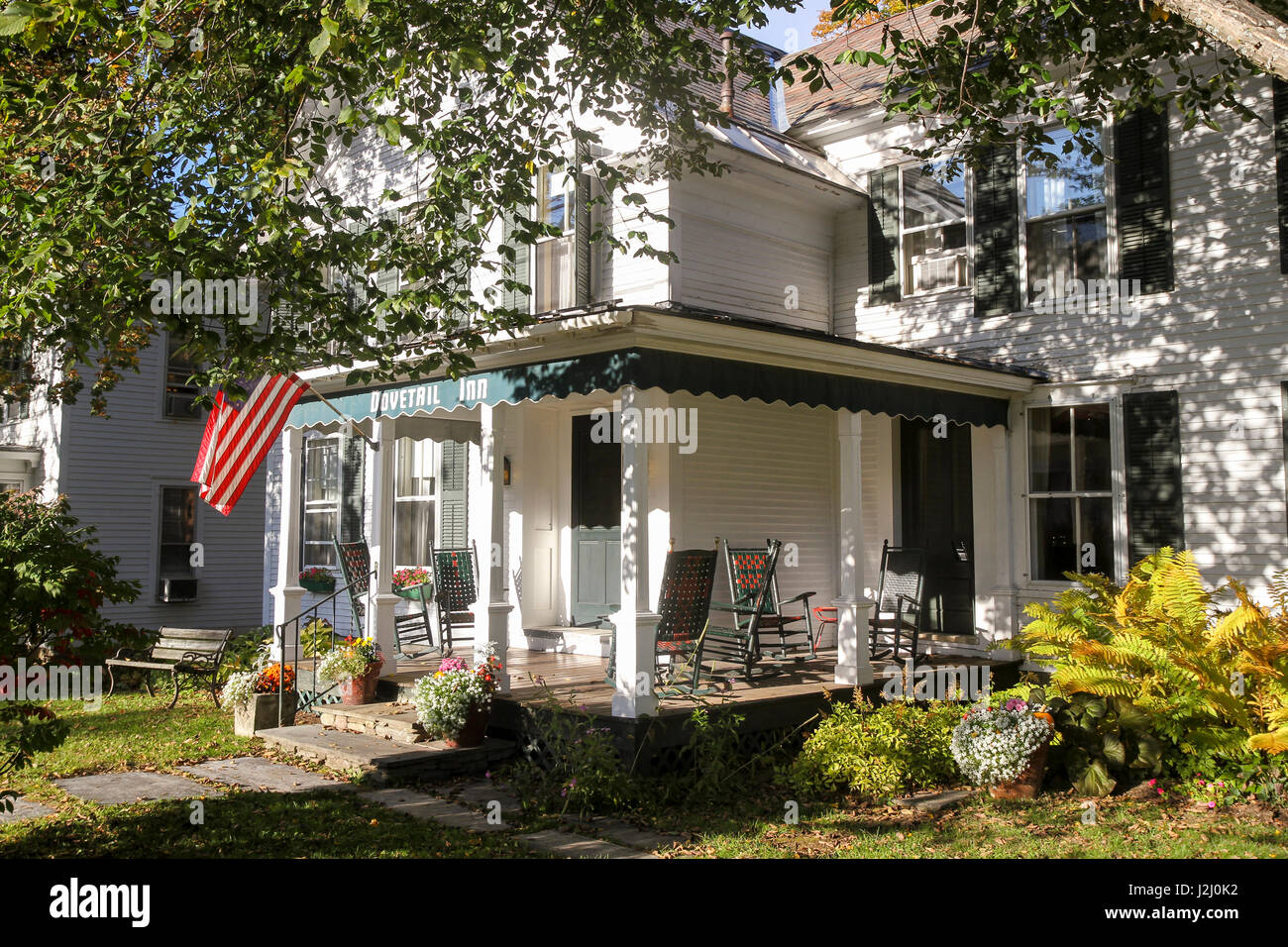 Dovetail Inn, Dorset, Vermont, USA Stock Photo Alamy