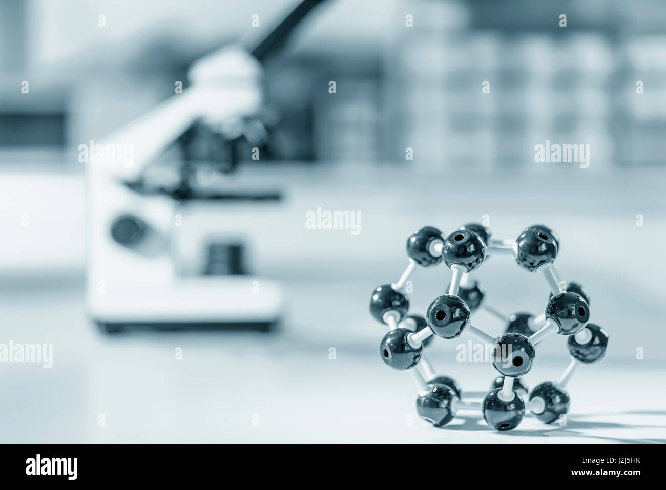 Molecular model, close up Stock Photo - Alamy