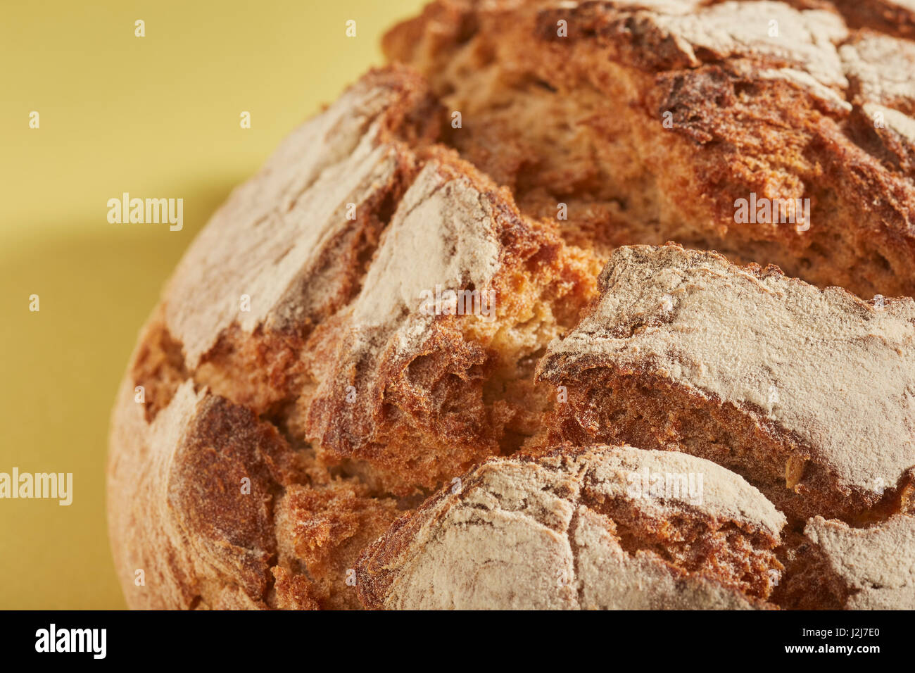 a whole loaf Portuguese corn and wheat bread Stock Photo Alamy