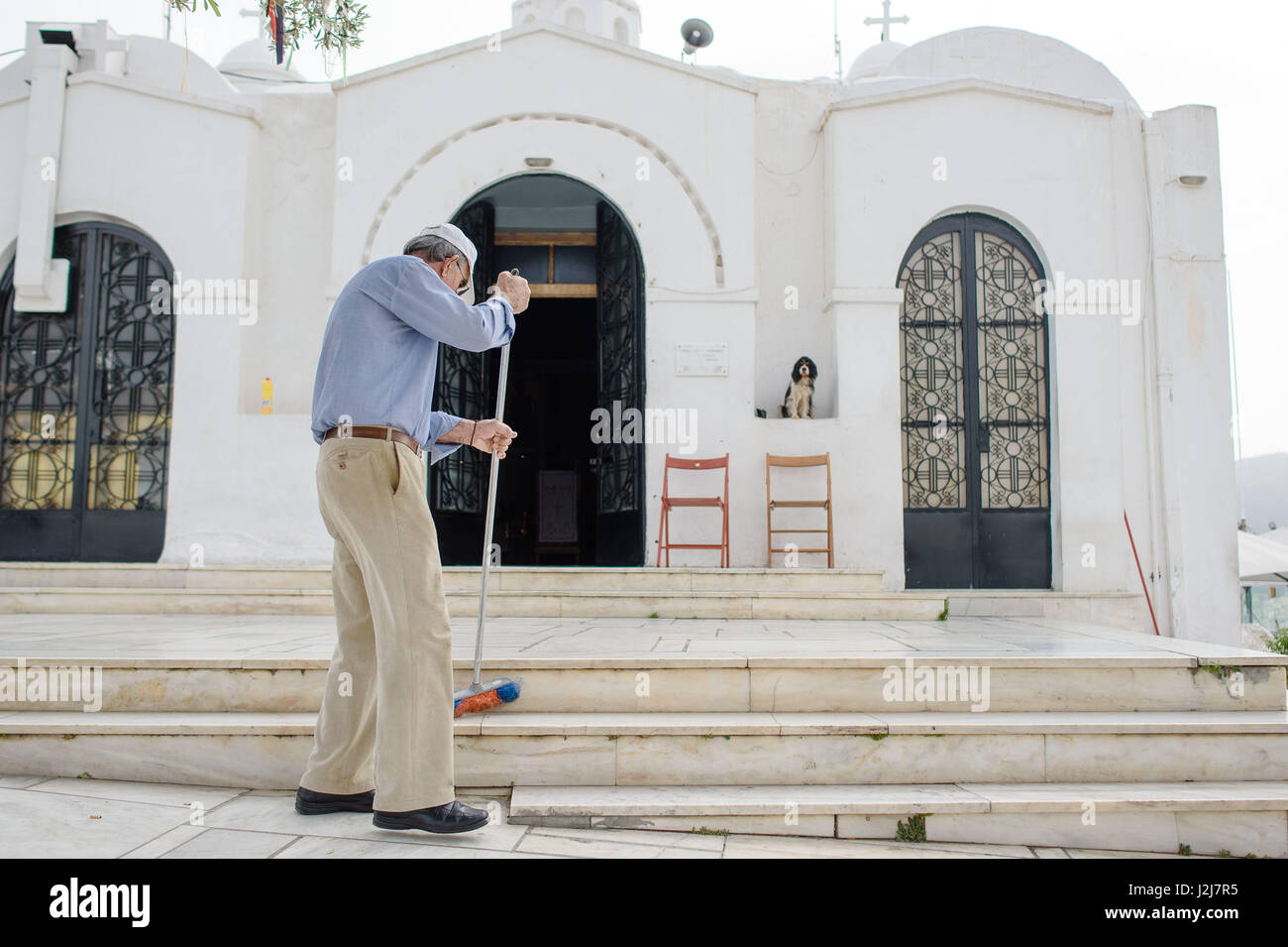 Sweeping a church hires stock photography and images Alamy