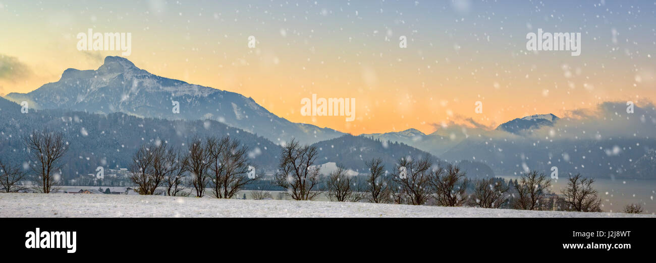 Mondsee austria winter hires stock photography and images Alamy