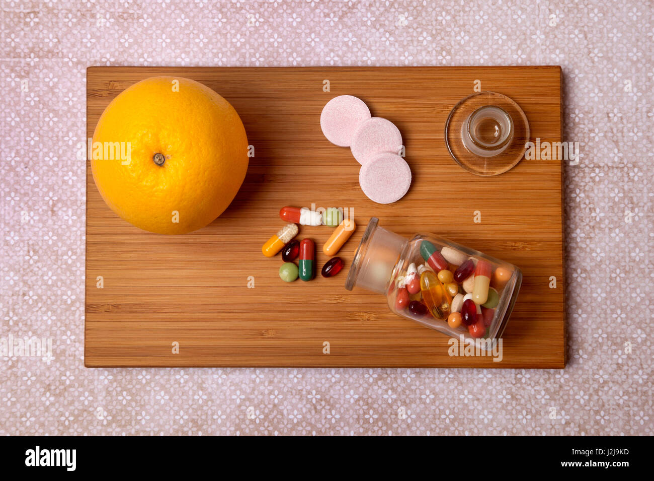 Precaution, medicine, health, defences Stock Photo