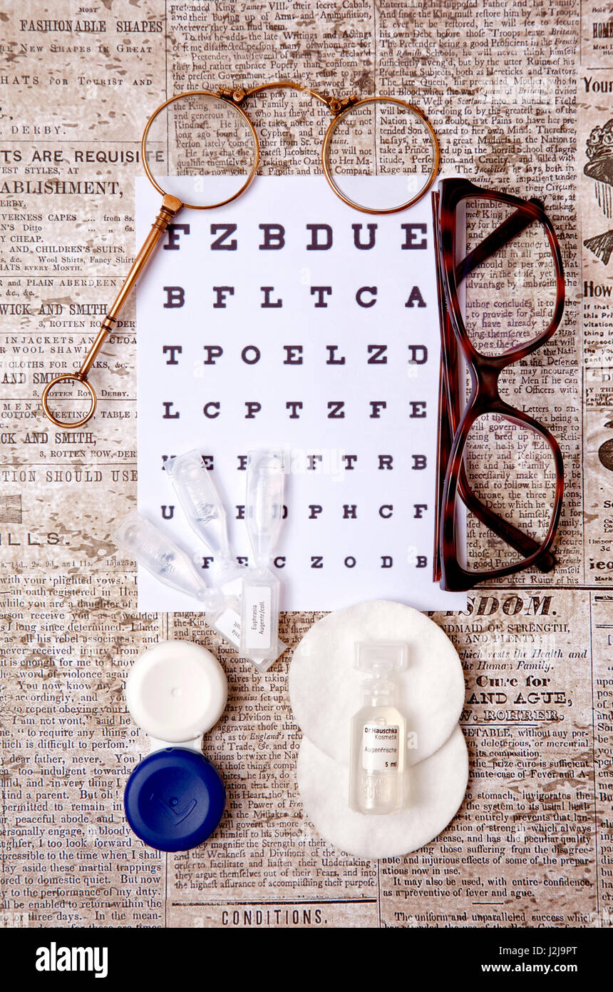 Visual help, medicine, health, glasses Stock Photo Alamy