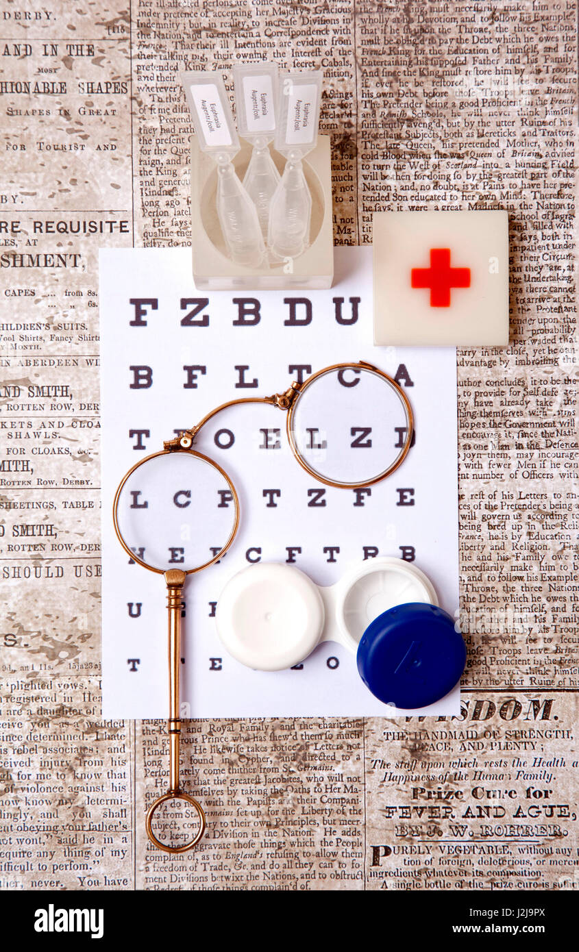 Visual help, medicine, health, glasses Stock Photo Alamy