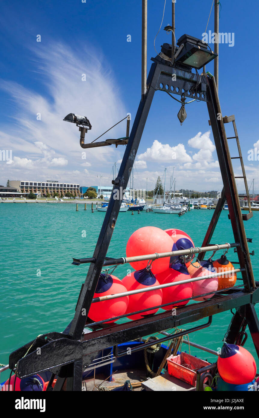 New Zealand, North Island, Hawkes Bay, Napier, Inner Harbour, fishing ...