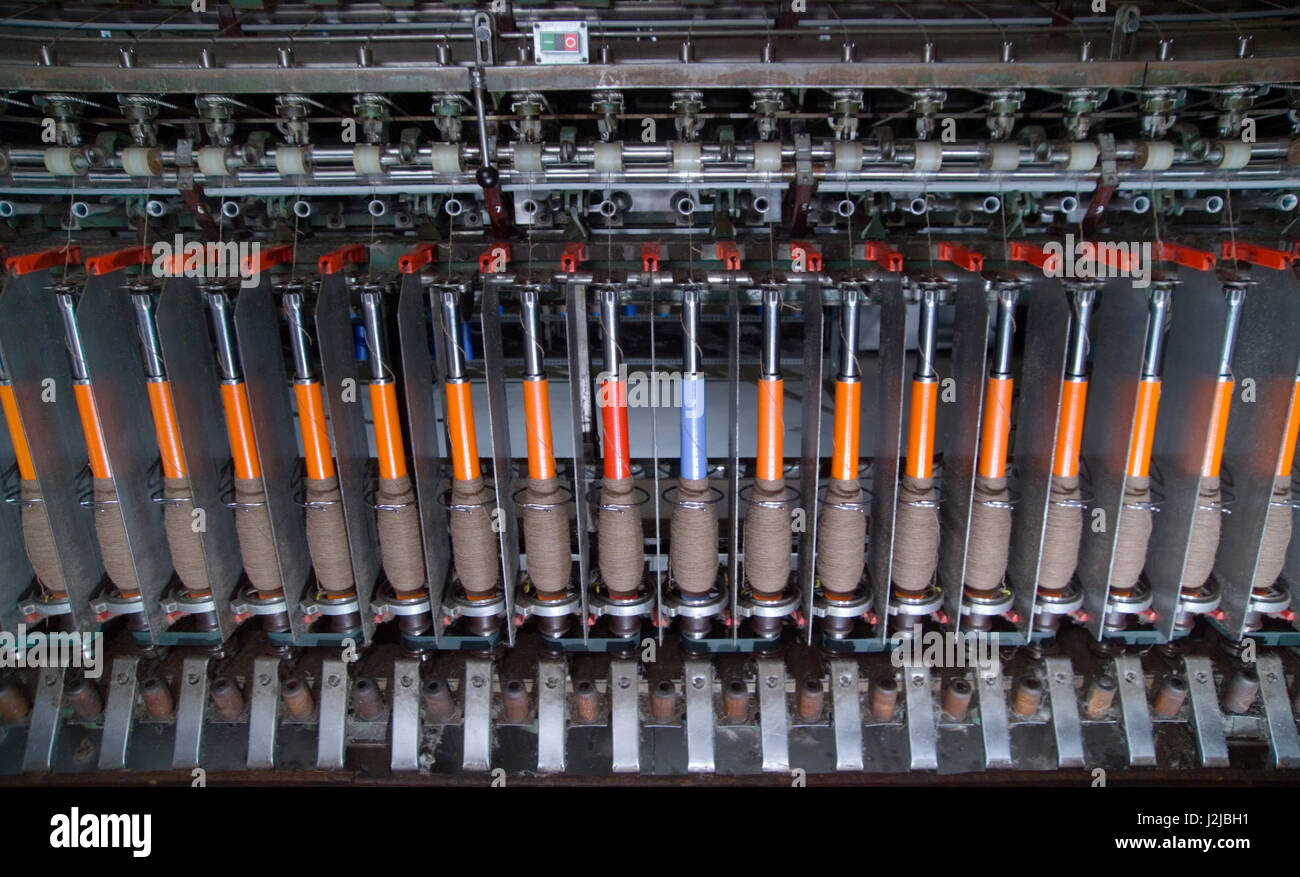 Fiber spinning machine hi-res stock photography and images - Alamy