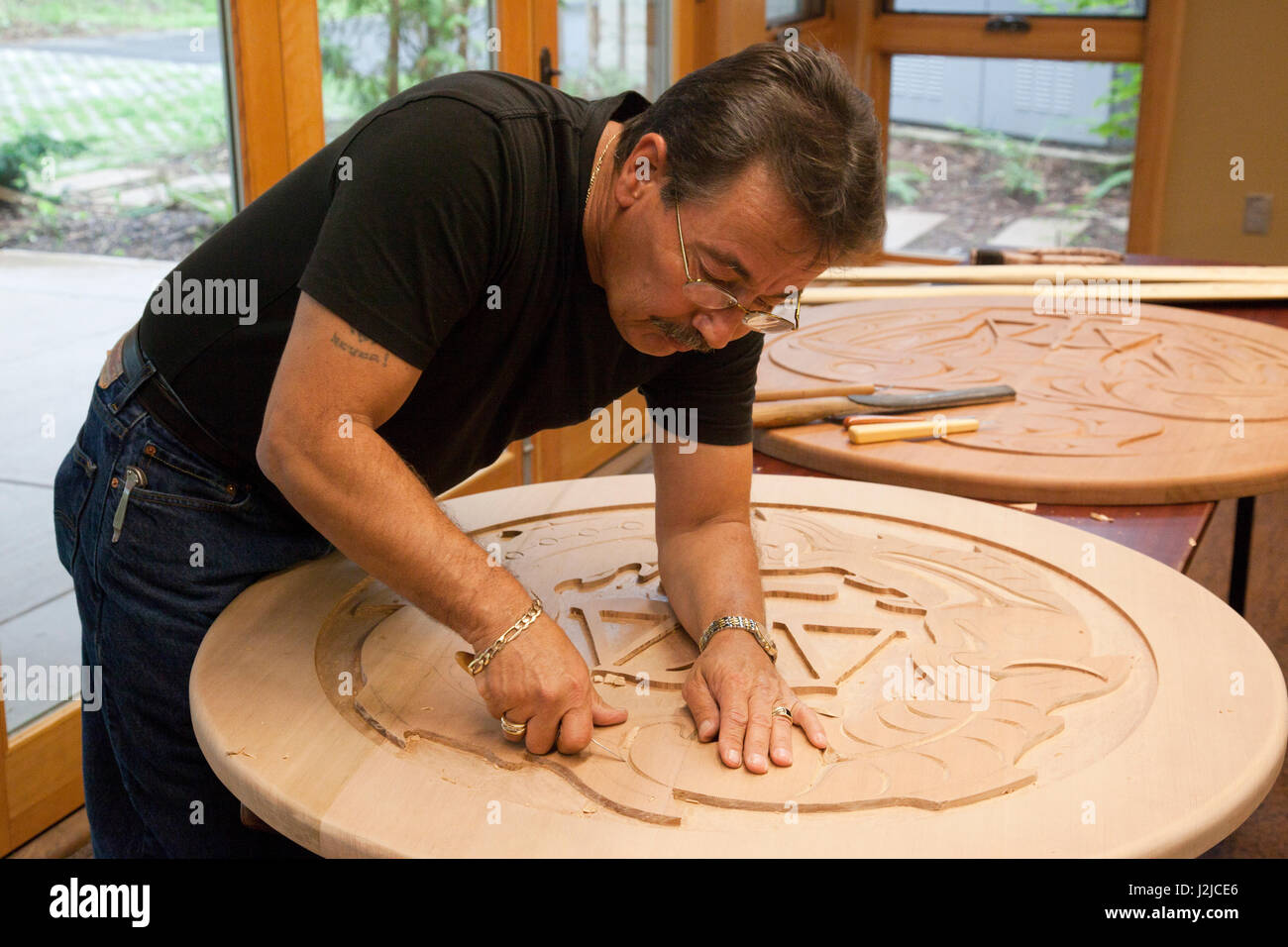 Salish traditional carving