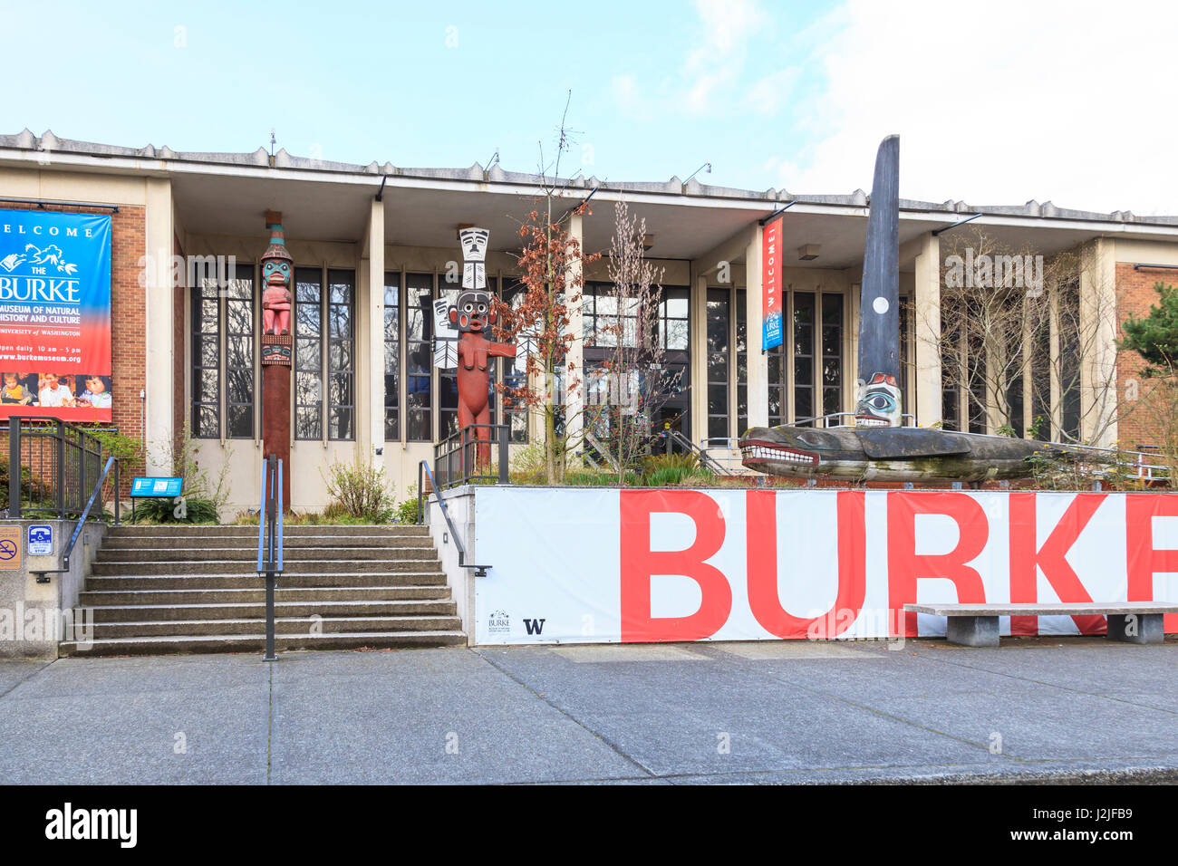 Burke Museum, University of Washington Campus, Seattle, WA, USA Stock
