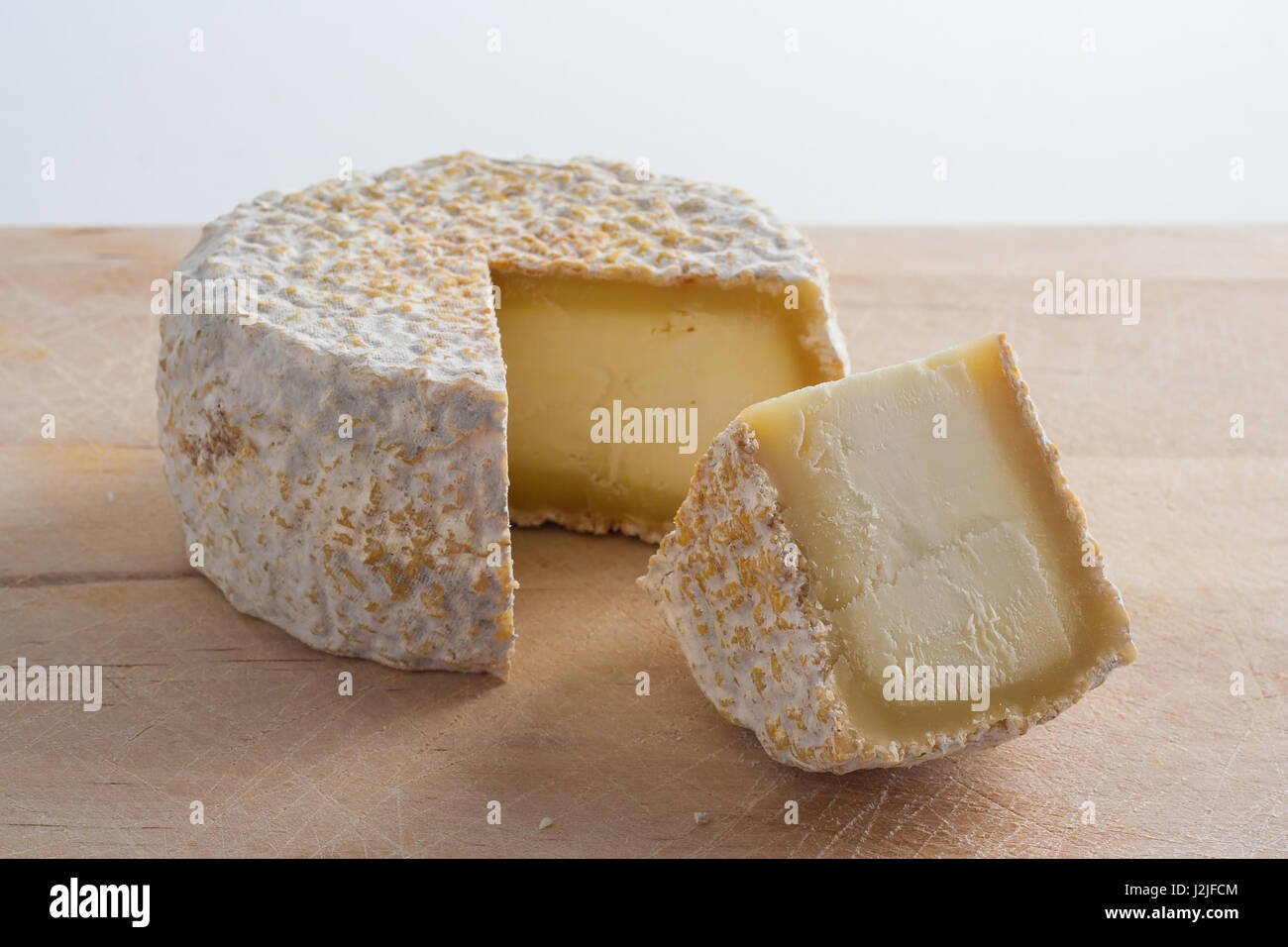 Artisanal cheese made of goat’s milk Stock Photo Alamy