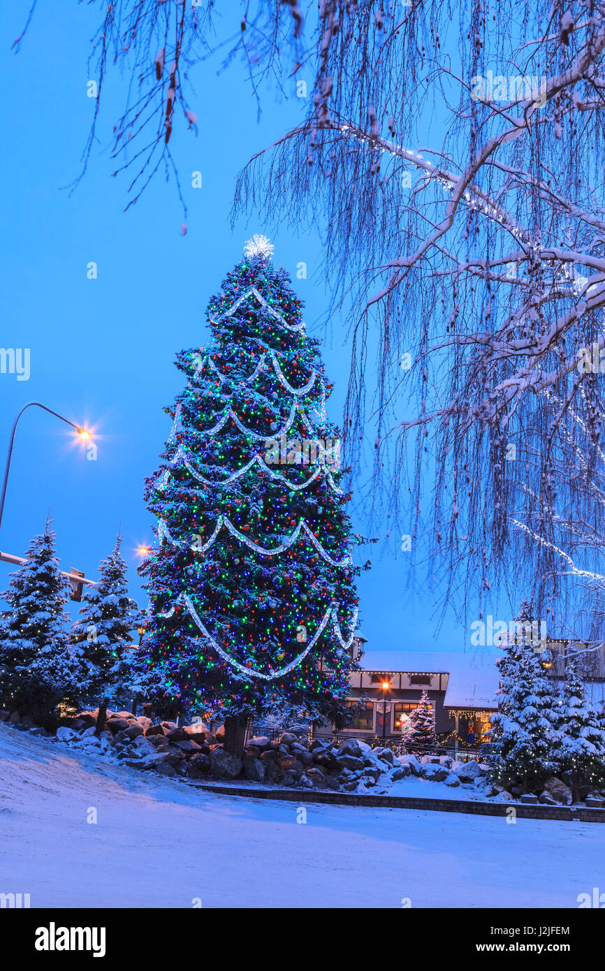 Christmas Lighting Festival, Leavenworth, Bavarian Alpine Village