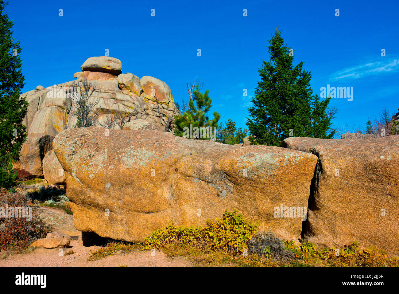USA Wyoming Buford Vedauwoo Recreation Area Unique Rock Formations Of Sherman Granite