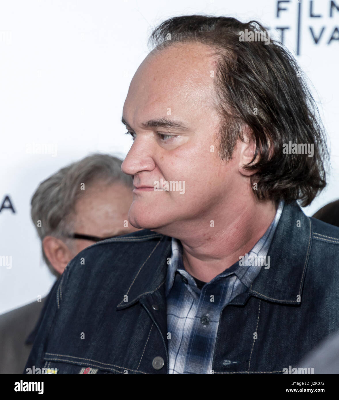 New York, USA. 28th Apr, 2017. Quentin Tarantino attends 25th Anniversary Retrospective Screening of Reservoir Dogs at The 2017 Tribeca Film Festival at Beacon Theatre, Manhattan Credit: Sam Aronov/Alamy Live News Stock Photo