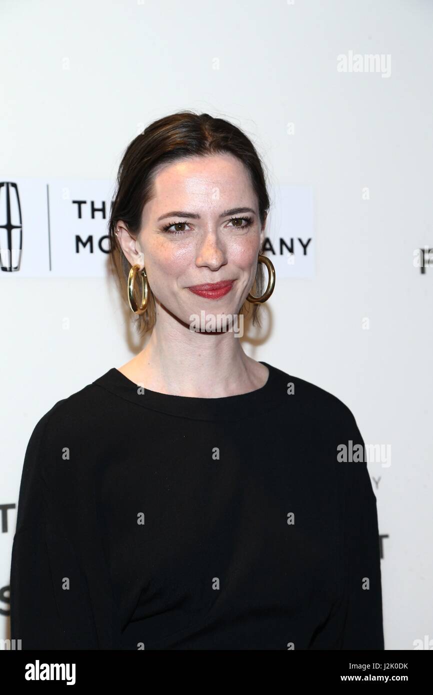 New York, NY, USA. 28th Apr, 2017. Rebecca Hall at arrivals for CHUCK ...