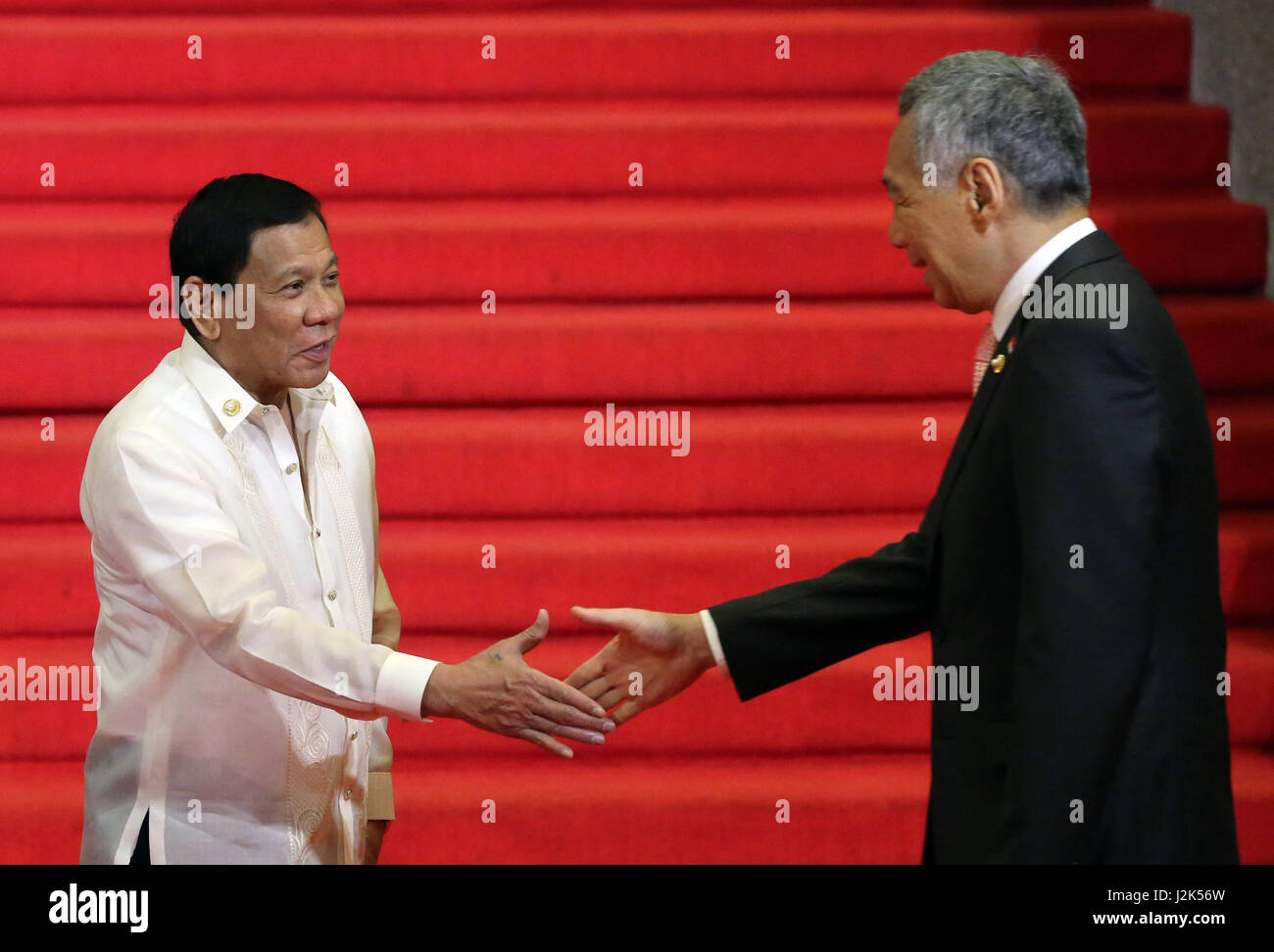 Pasay City, Philippines. 29th Apr, 2017. Philippine President Rodrigo ...