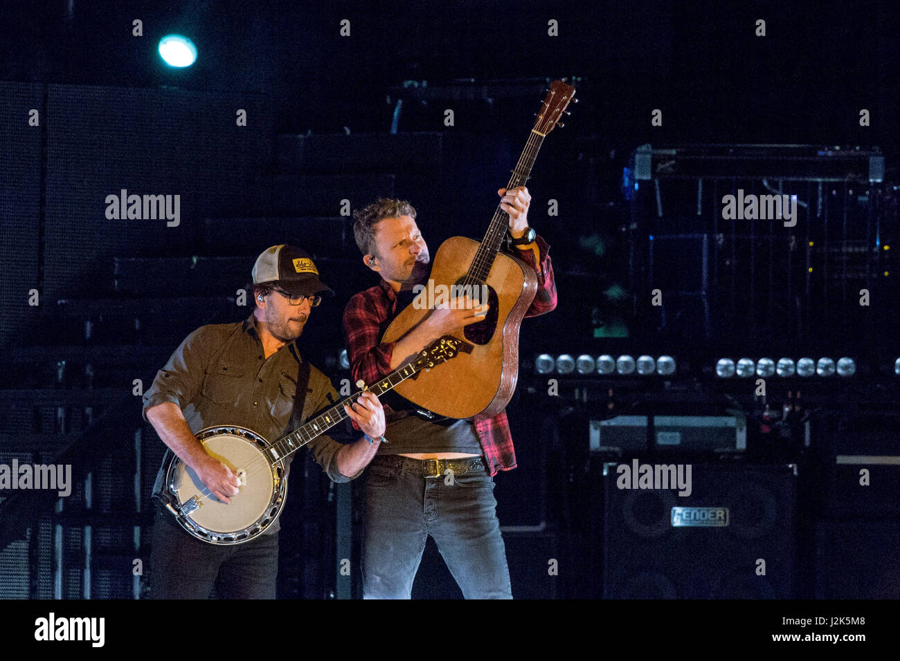 Indio, California, USA. 28th Apr, 2017. Country musician DIERKS BENTLEY during Stagecoach Music Festival in Indio, California Credit: Daniel DeSlover/ZUMA Wire/Alamy Live News Stock Photo
