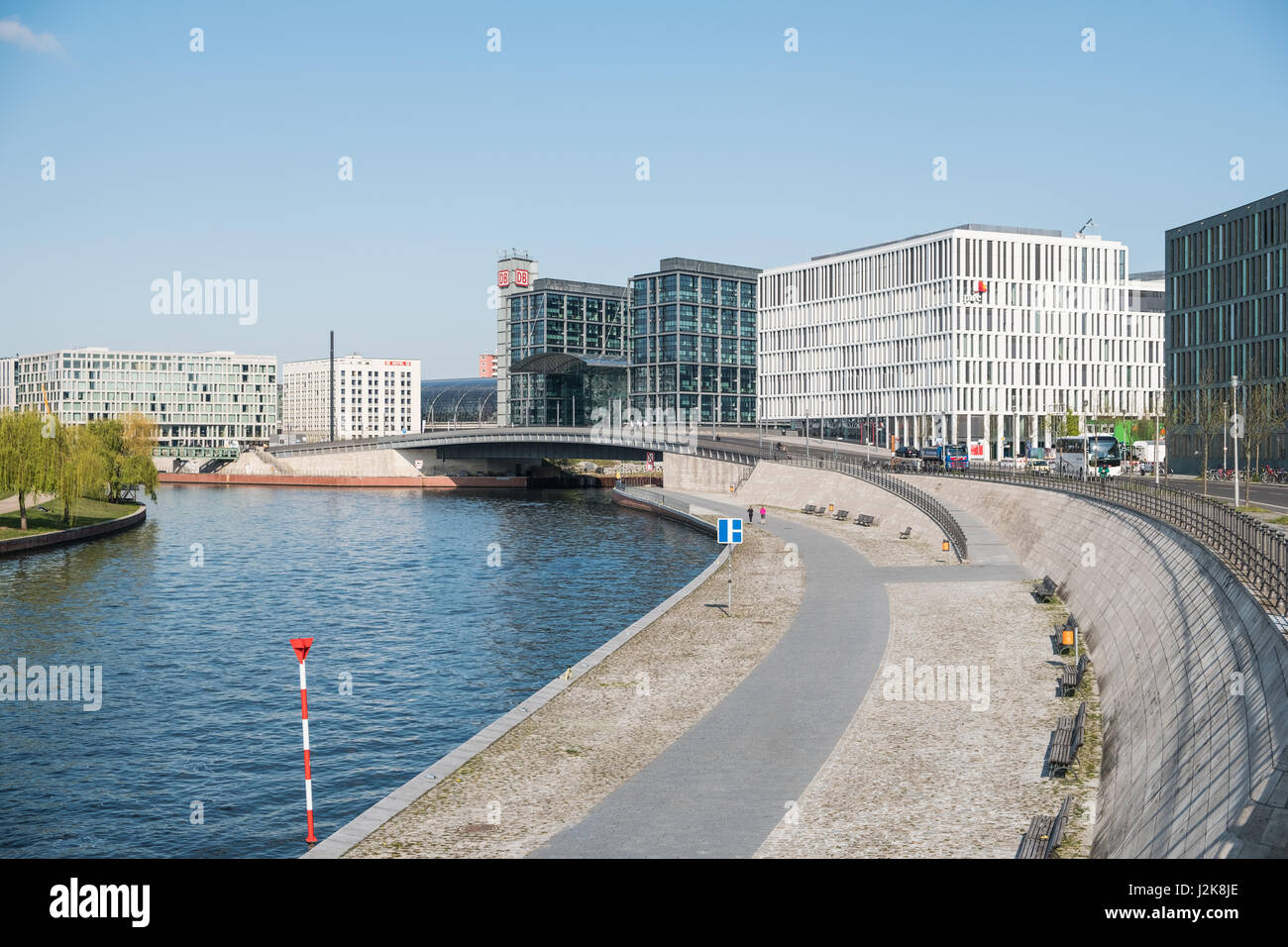 Berlin Riverside Riverside train station hi-res stock photography and images - Alamy