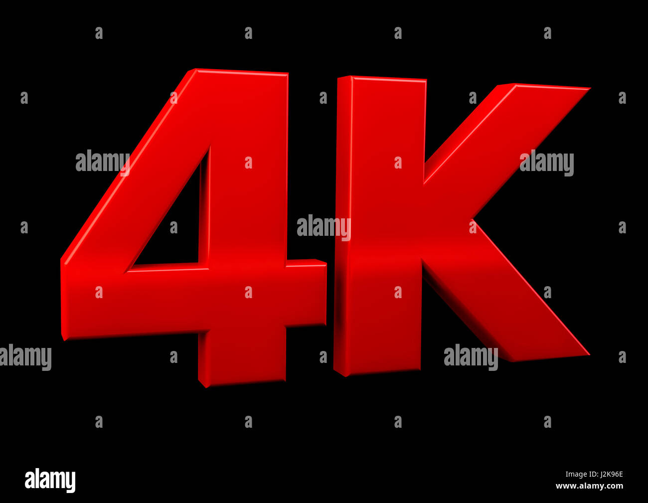 Ultra HD 4k icon. 4K letters on black background Stock Photo - Alamy