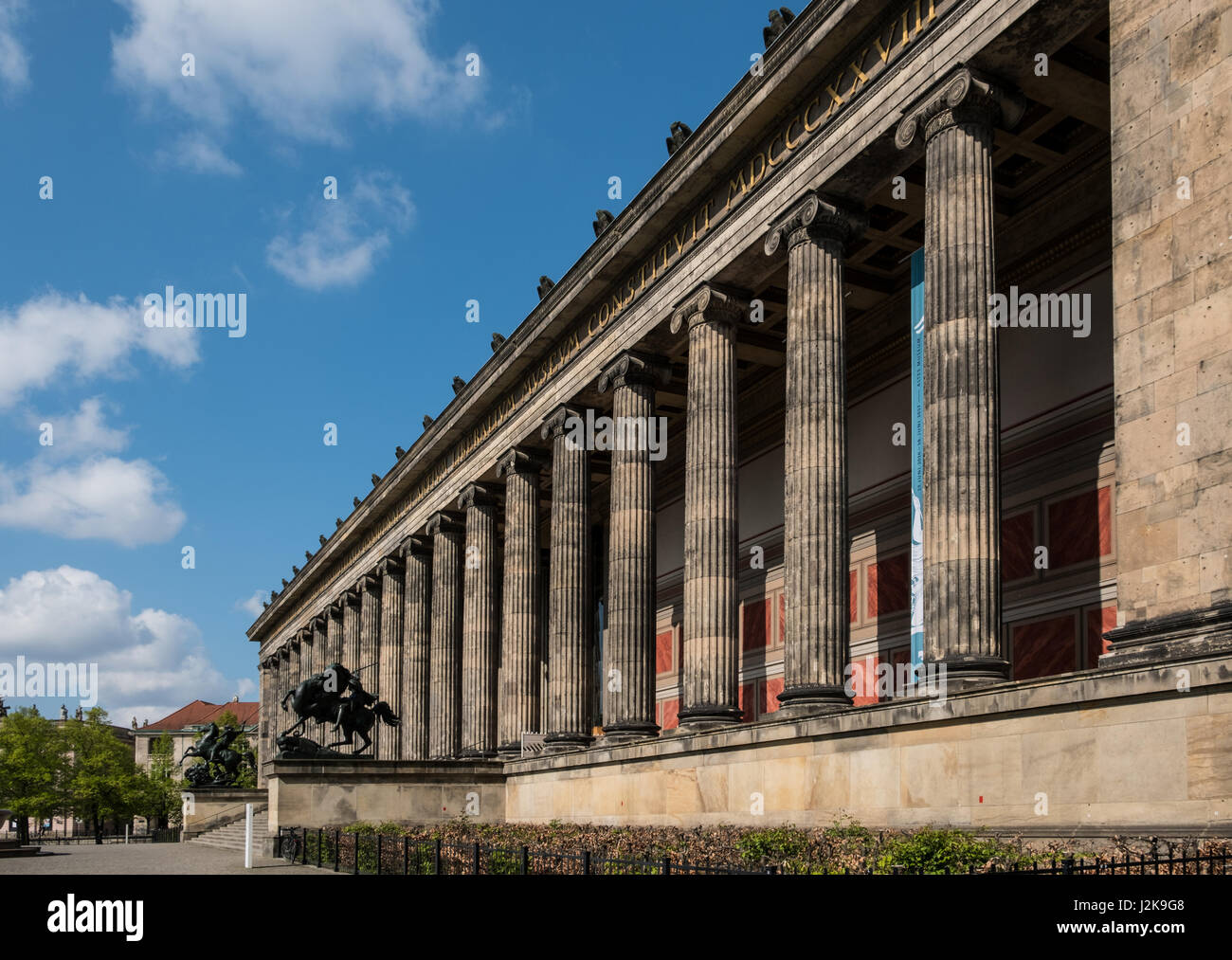Berlin, Germany - april, 27: The Old Museum (Altes Museum) at Museum Island in Berlin, Gemany. Stock Photo