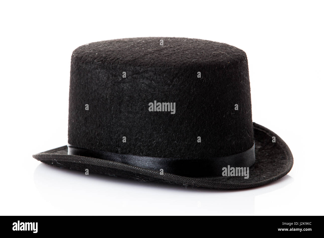 Black hat on white background Stock Photo - Alamy