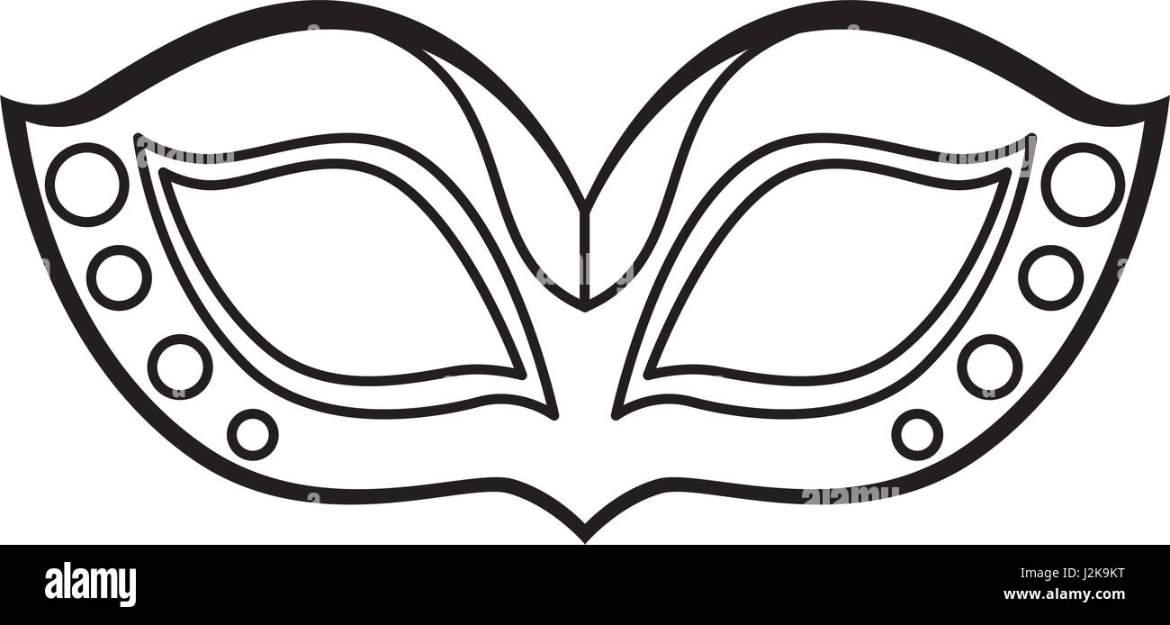 Carnival mask isolated icon Stock Vector Image & Art - Alamy