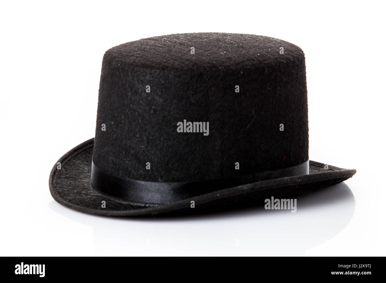 Black hat on white background Stock Photo - Alamy