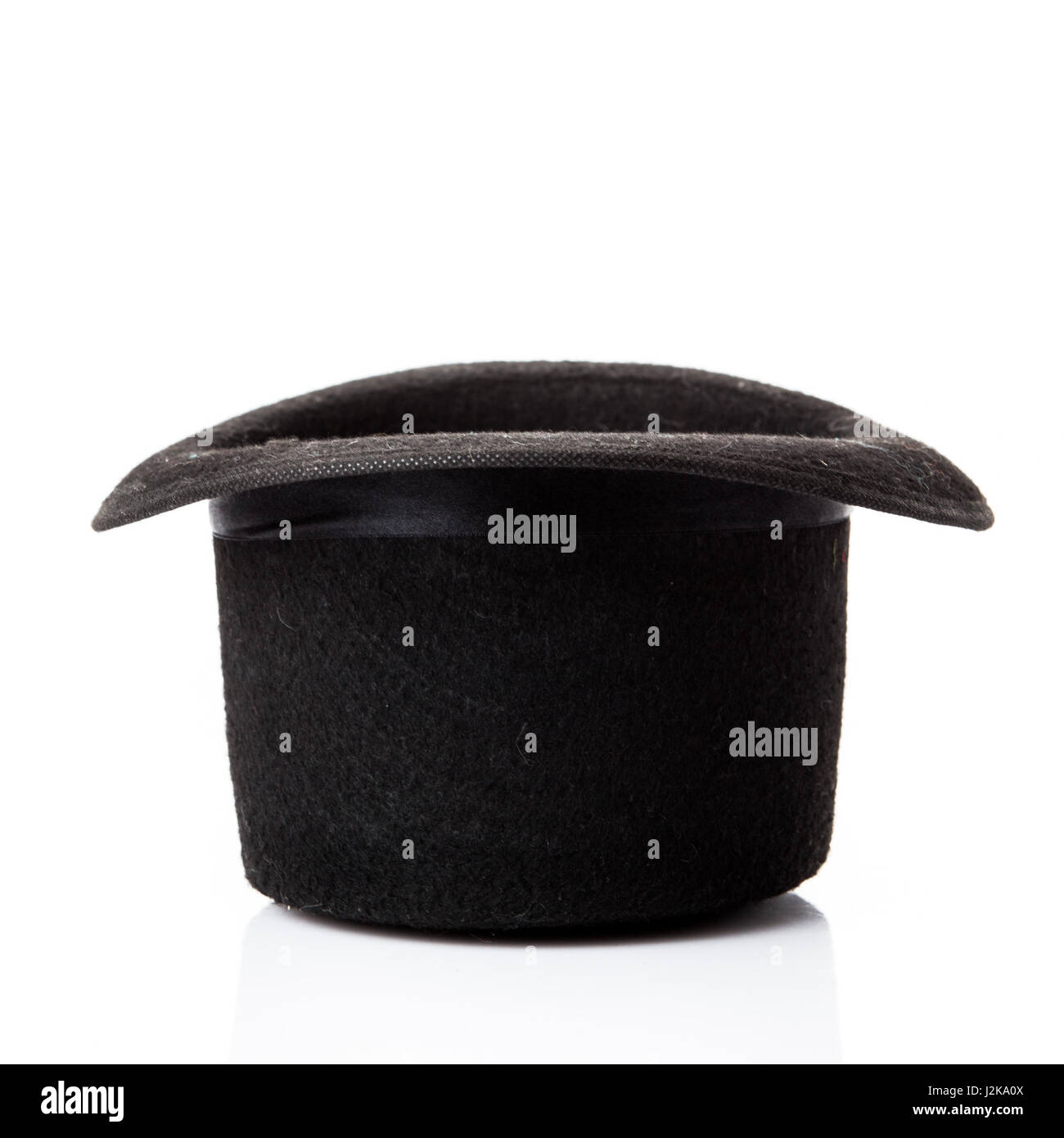 Black hat on white background Stock Photo - Alamy