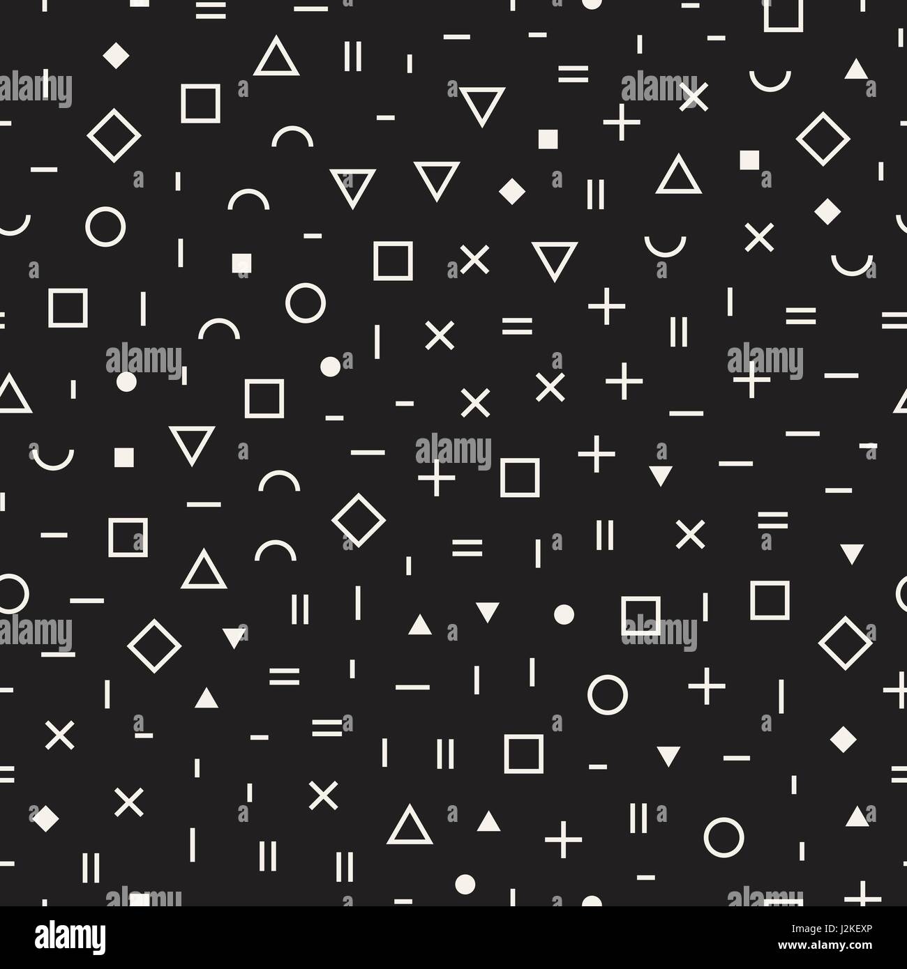 Scatered Pattern Simple Scattered Geometric Simple Shapes. Inspired by Memphis Style. Abstract ...