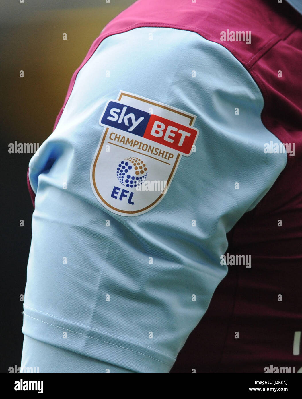 A view of an EFL badge during the Sky Bet Championship match at Ewood Park, Blackburn. PRESS ASSOCIATION Photo. Picture date: Saturday April 29, 2017. See PA story SOCCER Blackburn. Photo credit should read: Rui Vieira/PA Wire. RESTRICTIONS: No use with unauthorised audio, video, data, fixture lists, club/league logos or 'live' services. Online in-match use limited to 75 images, no video emulation. No use in betting, games or single club/league/player publications. Stock Photo