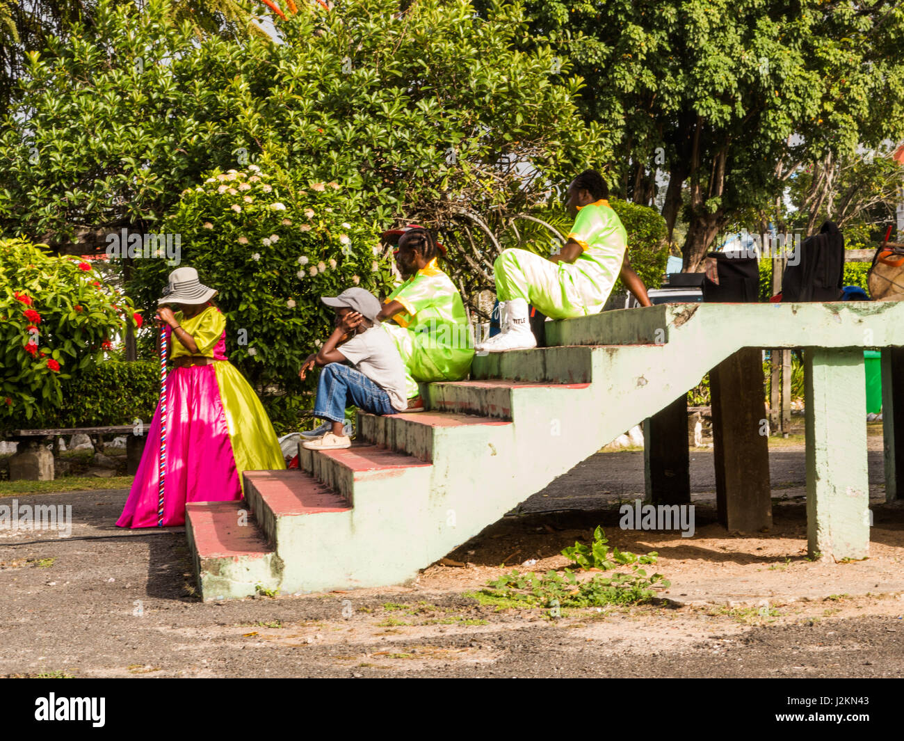 Promenade Gardens Guyana Stock Photo Alamy