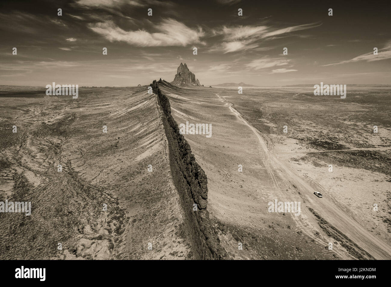 Shiprock formation, Shiprock, New Mexico Stock Photo Alamy