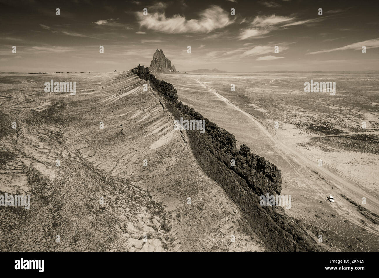 Shiprock formation, Shiprock, New Mexico Stock Photo Alamy